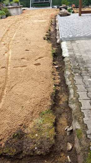 Správně připravený okraj - stav před kultivací Správně připravený okraj - stav před kultivací