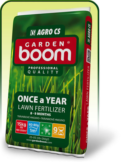 Celoroční trávníkové hnojivo - Garden Boom Once a Year