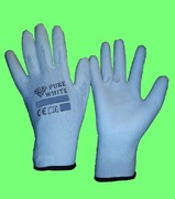 Pracovní ochranné rukavice PURE WHITE, velikost 8